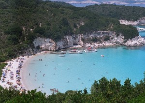 a beach to antipaxos called vrika